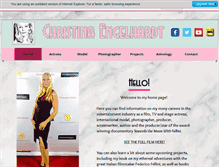 Tablet Screenshot of christinaengelhardt.com